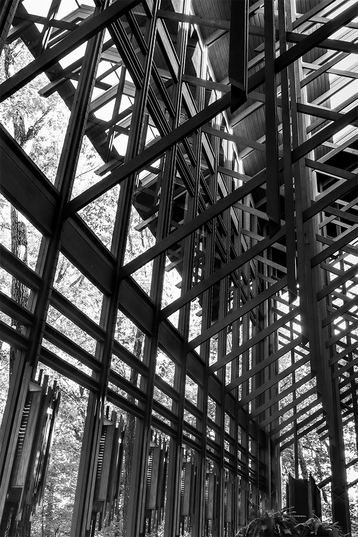 Thorncrown Chapel--Subtlety of Shade
