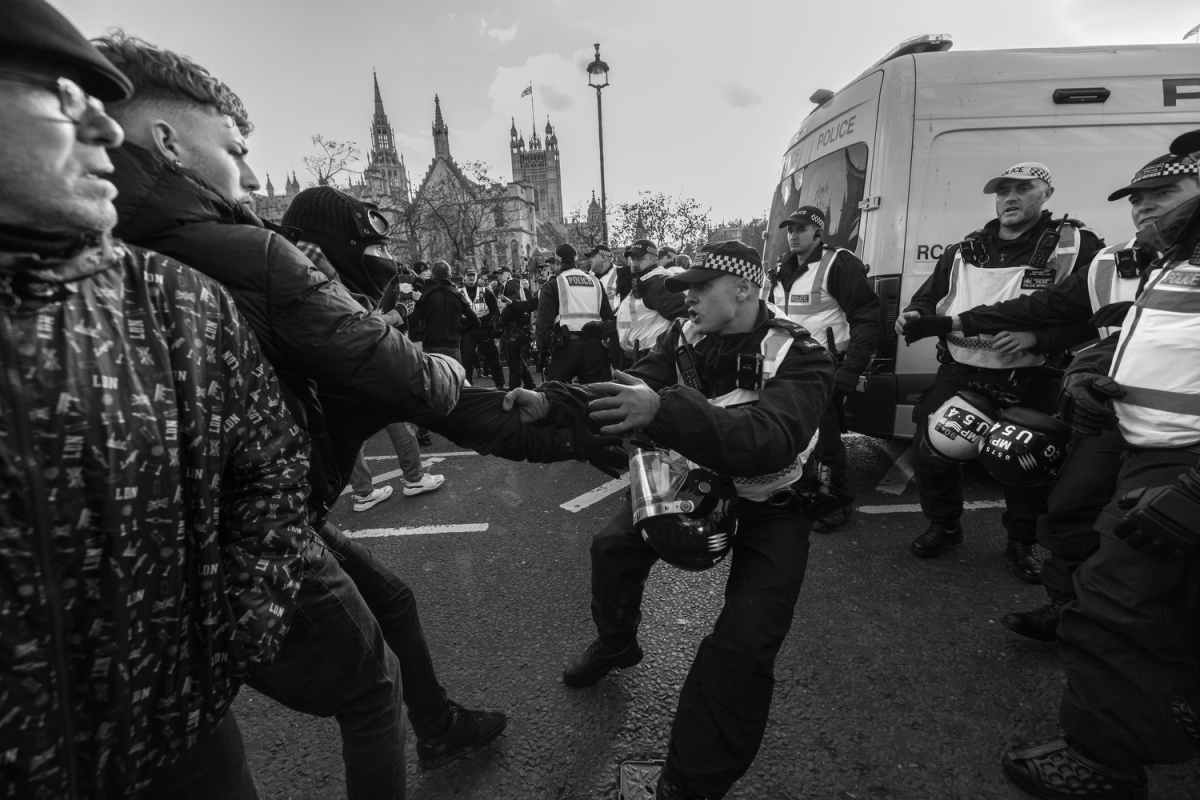 Armistice Day London Far-Right Counter Protests