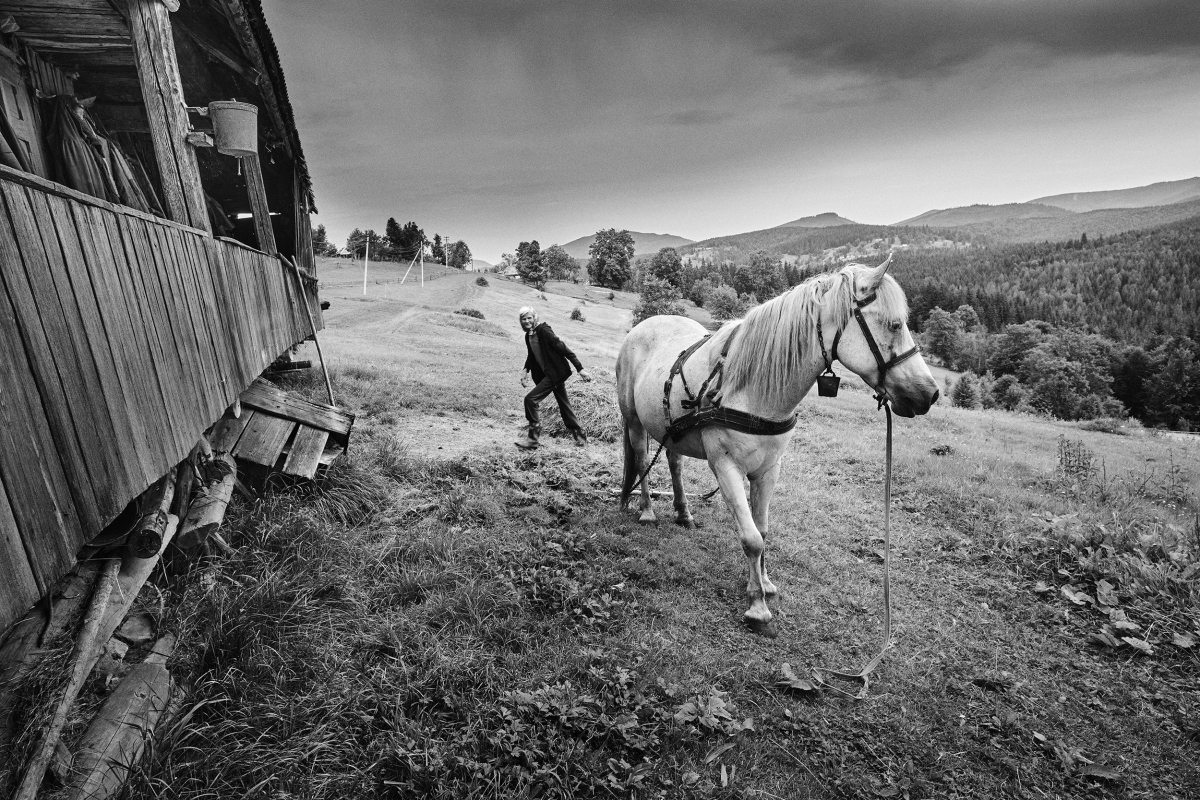 Highland inhabitants of the Ukrainian Carpathians.