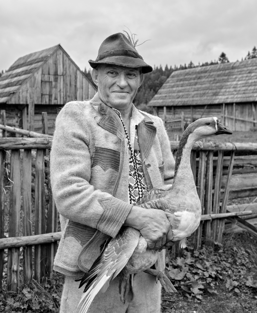 Highland inhabitants of the Ukrainian Carpathians.