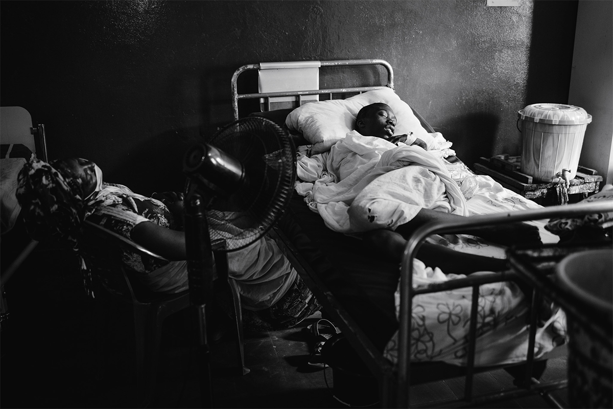 The basement of the third world. Hospital Bafatá, Guinea Bissau.