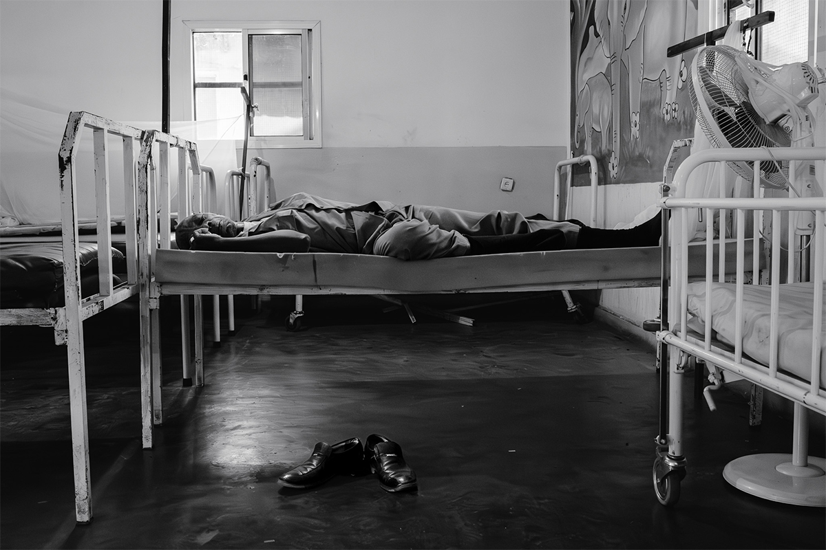 The basement of the third world. Hospital Bafatá, Guinea Bissau.