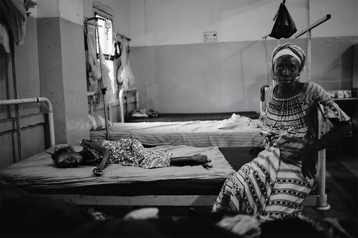 The basement of the third world. Hospital Bafatá, Guinea Bissau.