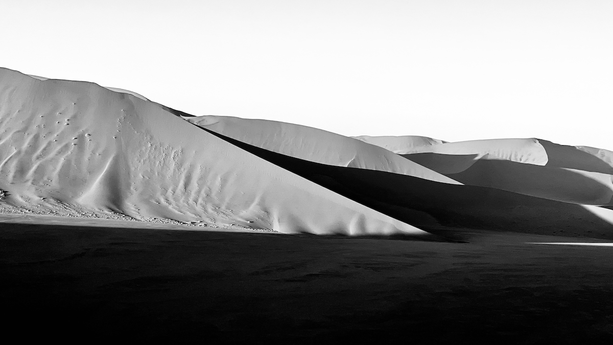 The sand dunes of the Namib desert at Sossusvlei