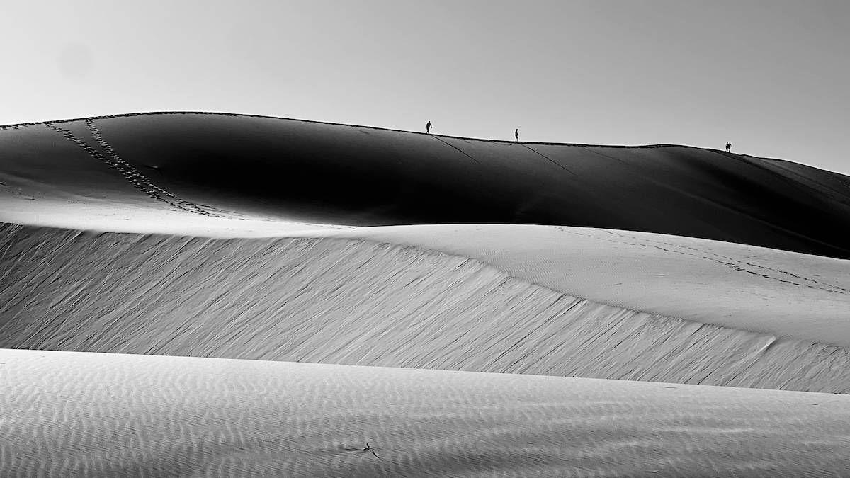 The sand dunes of the Namib desert at Sossusvlei
