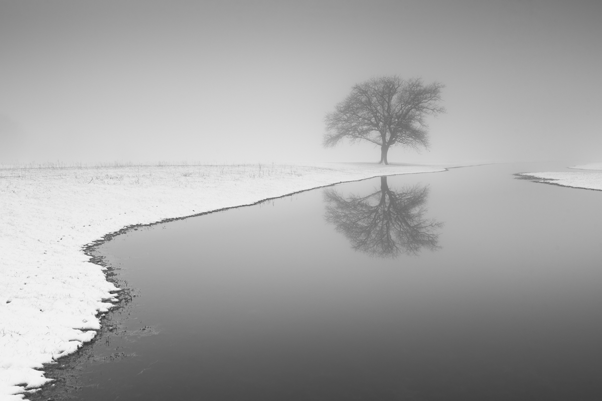 Winter floodplains of the Bug River