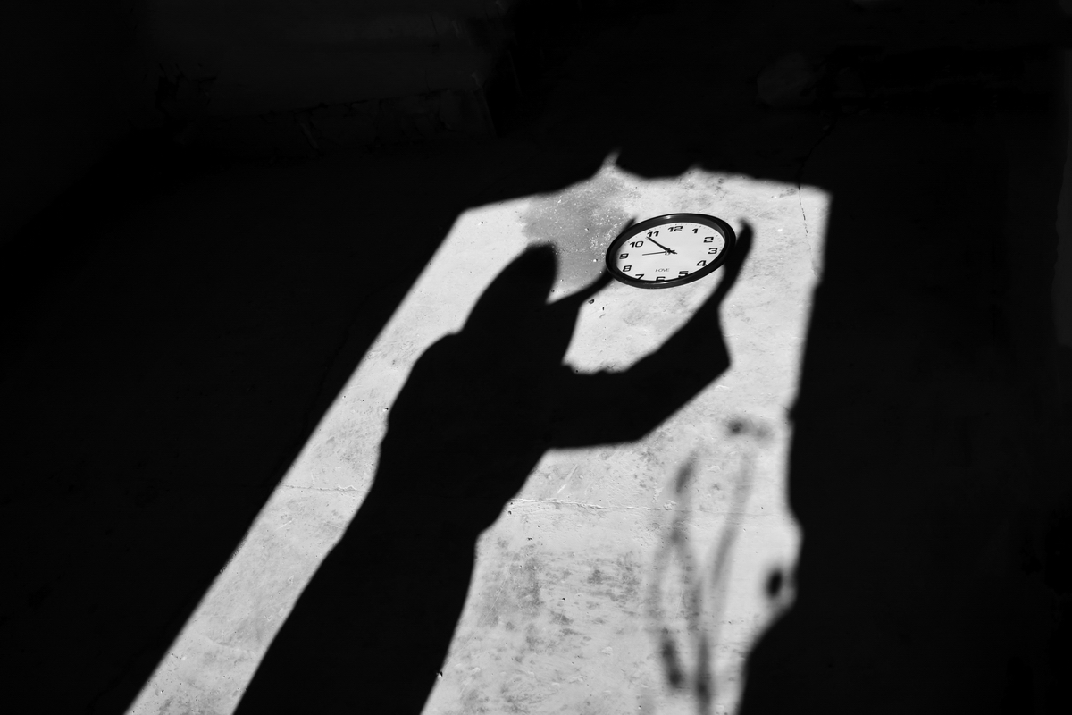 flow of time.