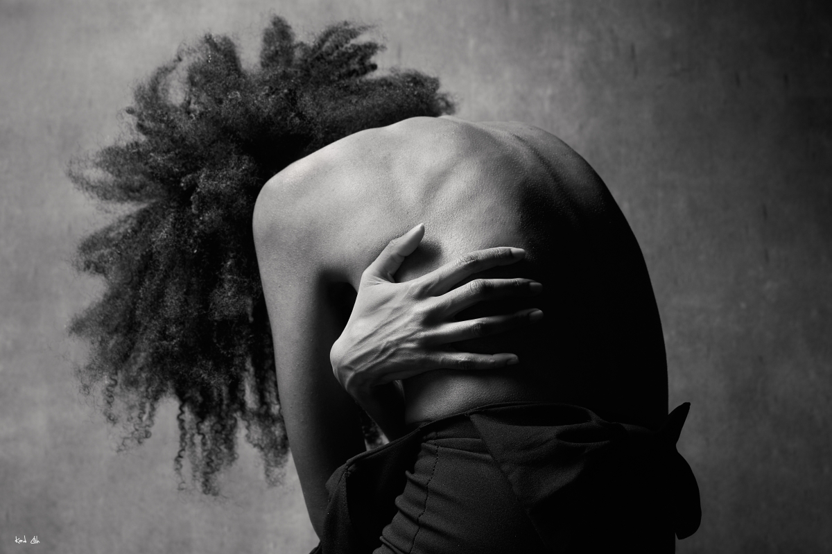 Stages of grief - self-portraits