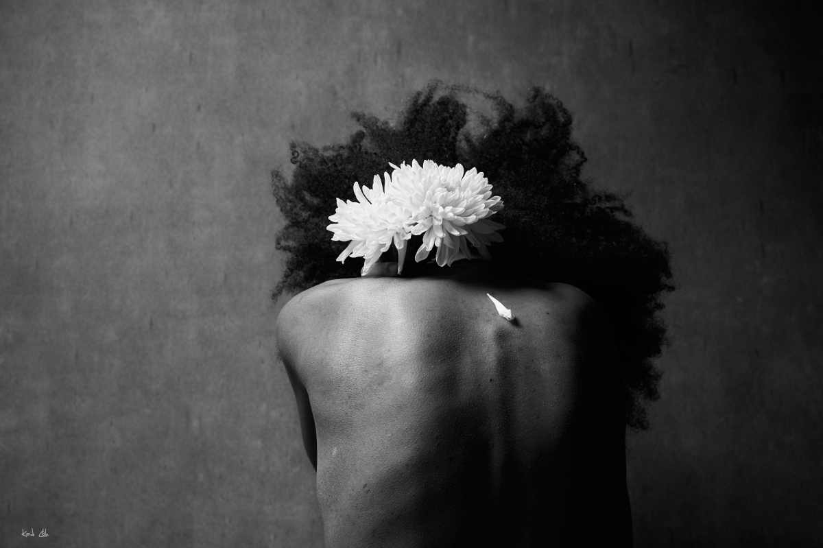 Stages of grief - self-portraits