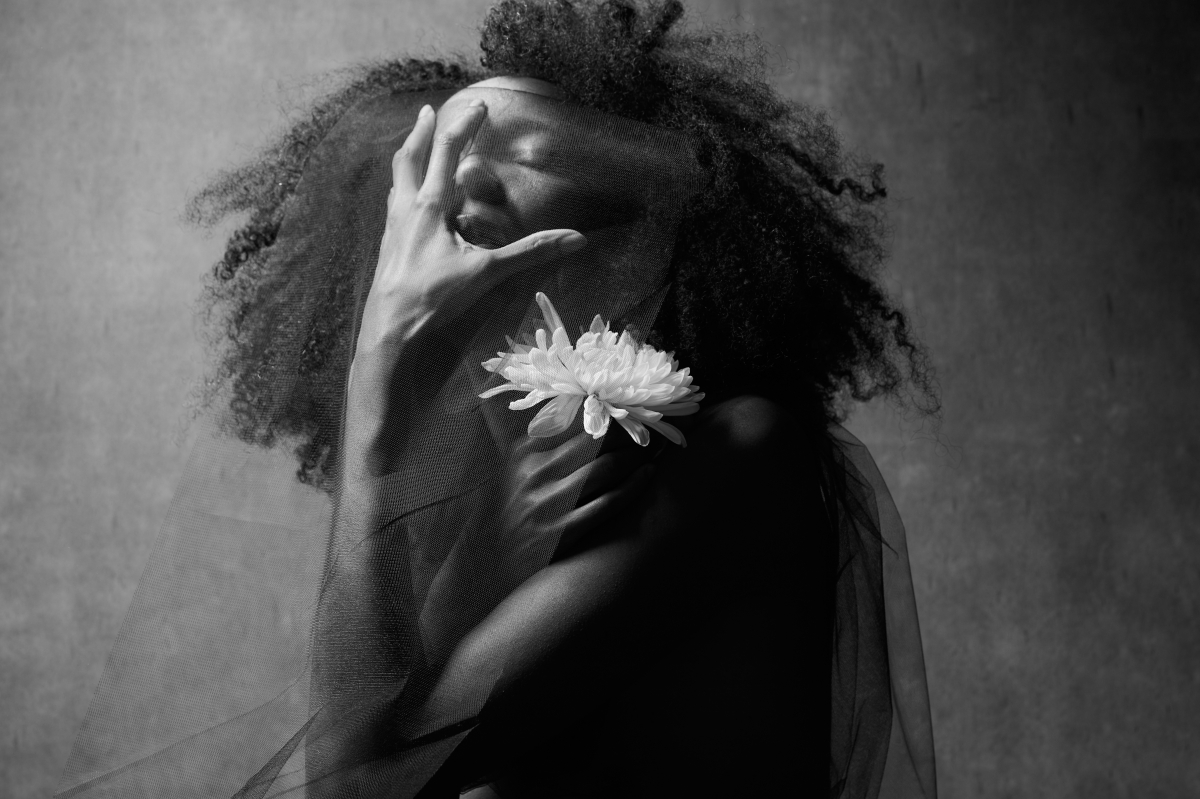 Stages of grief - self-portraits