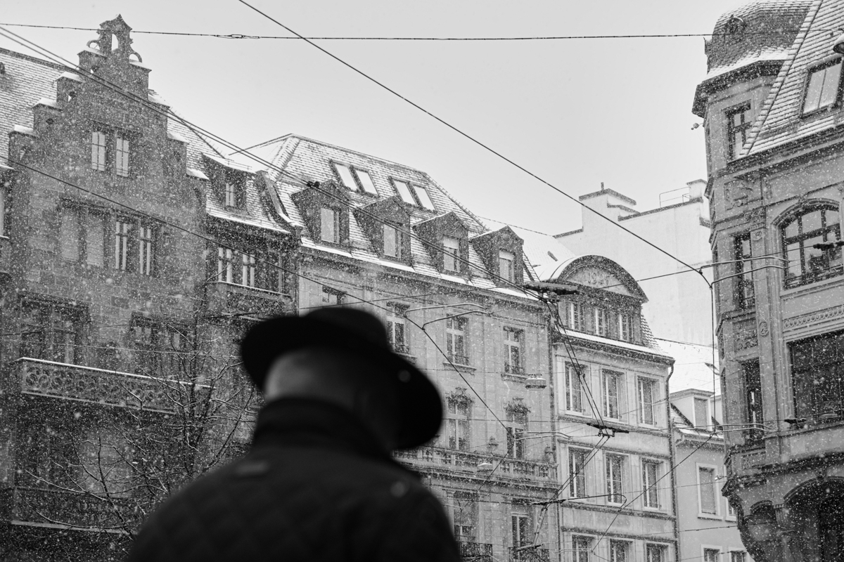 Snowfall over Basel (ongoing part of Project: Poems of the passing)
