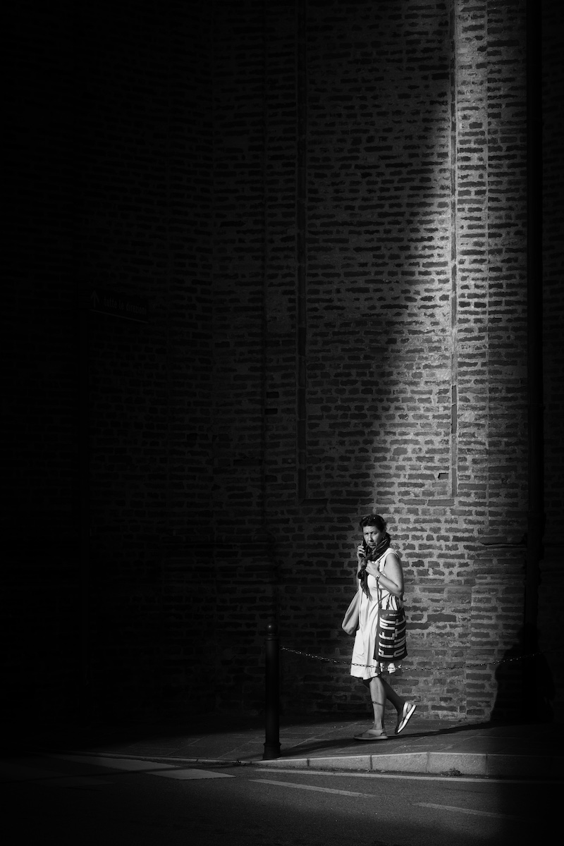 Lights and shadows in the city
