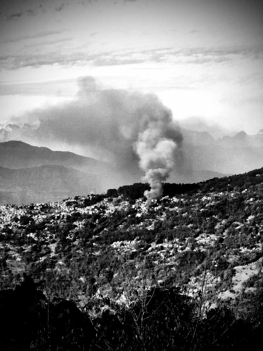 Smoke in the air