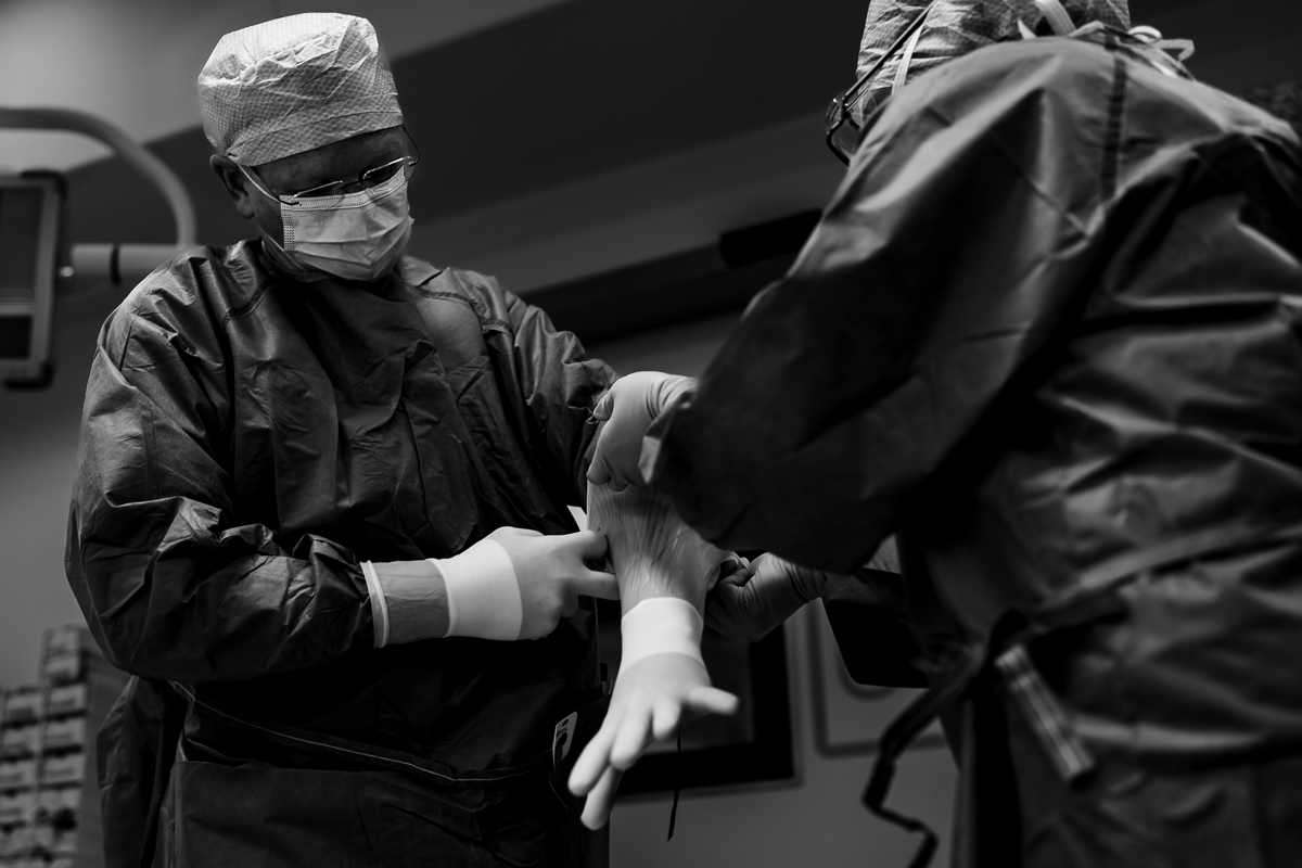 The surgeon's artwork