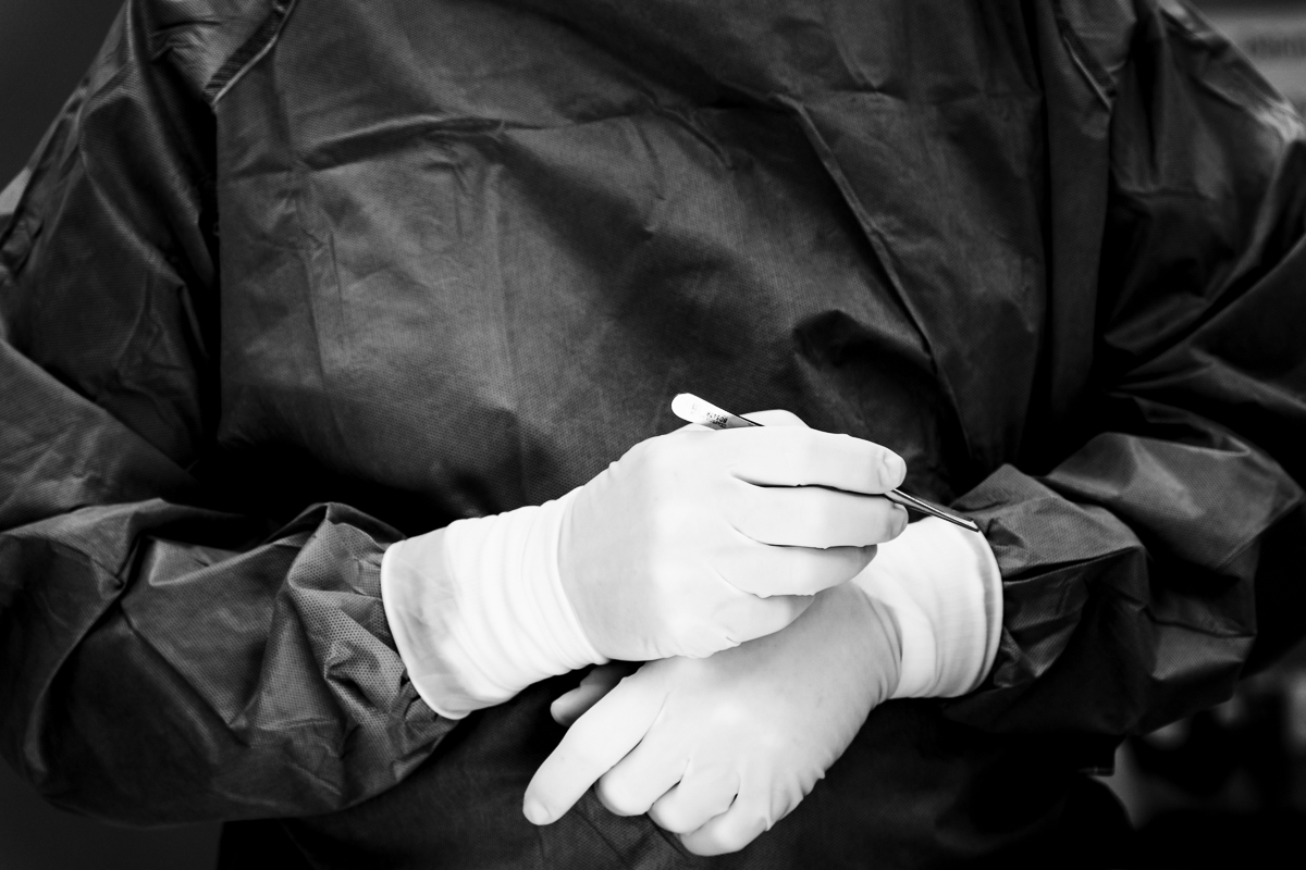 The surgeon's artwork