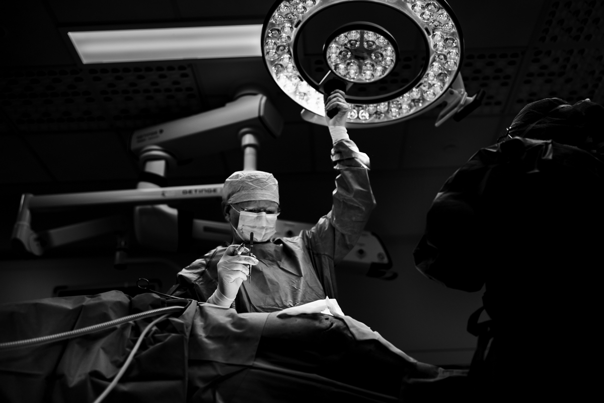 The surgeon's artwork