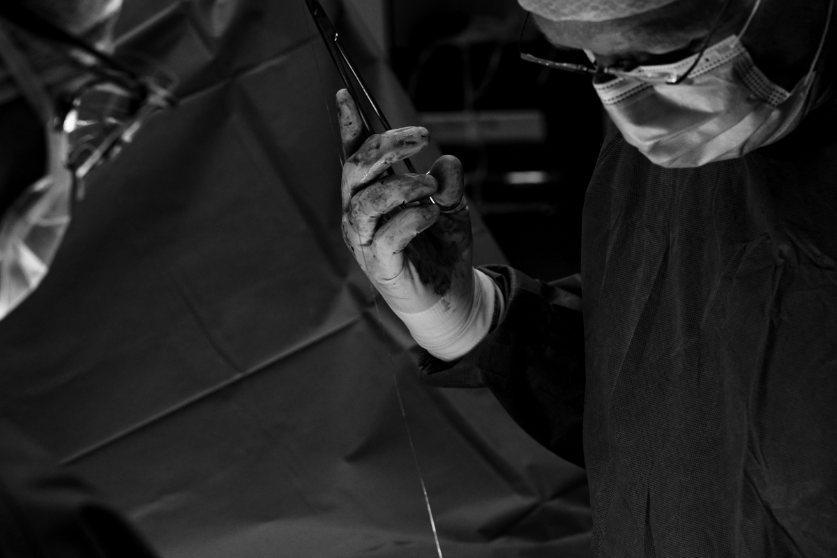 The surgeon's artwork
