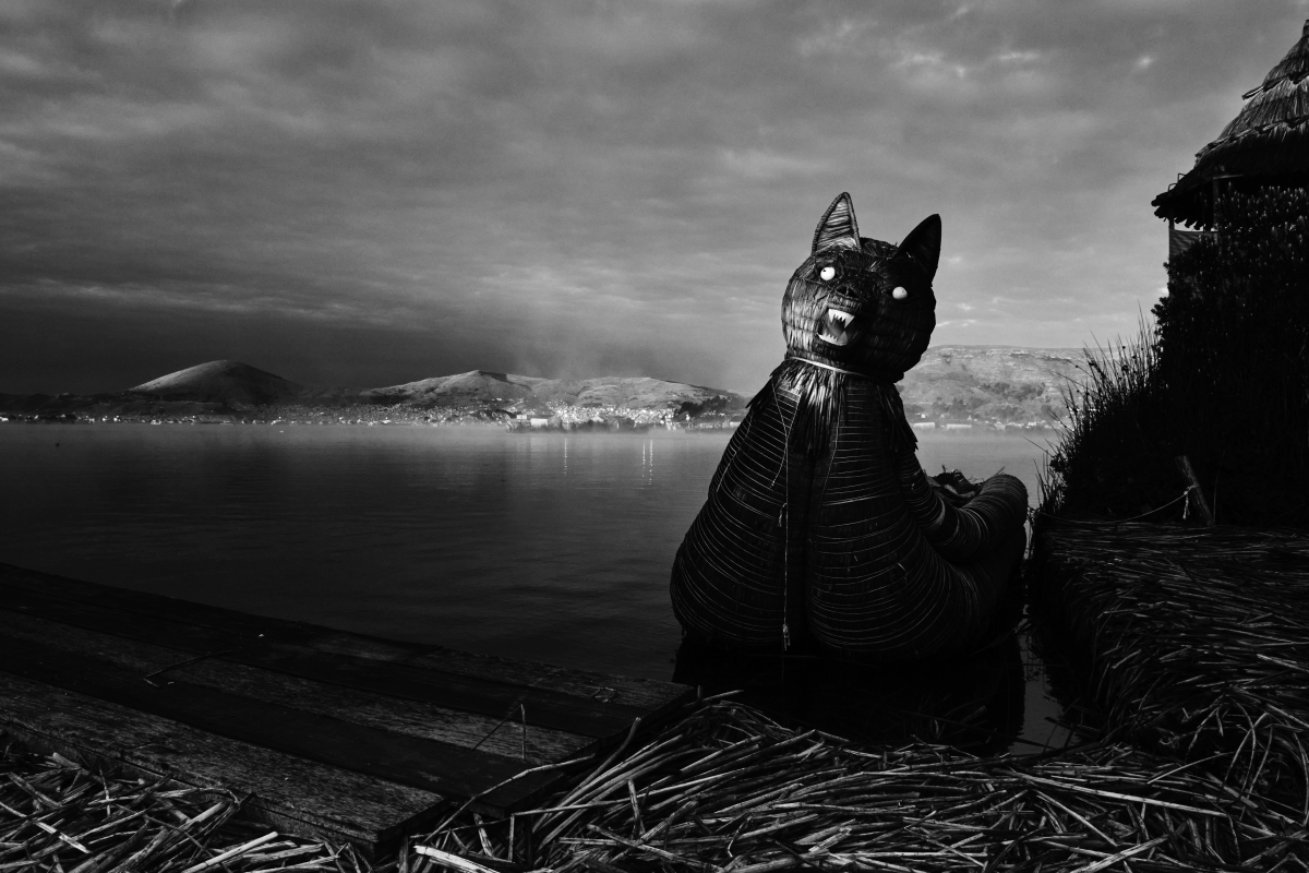 Dawn on Uros Islands