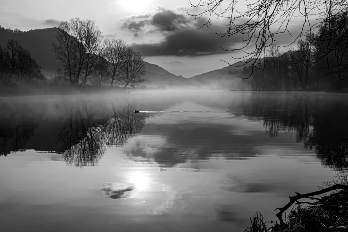 The quiet of the river