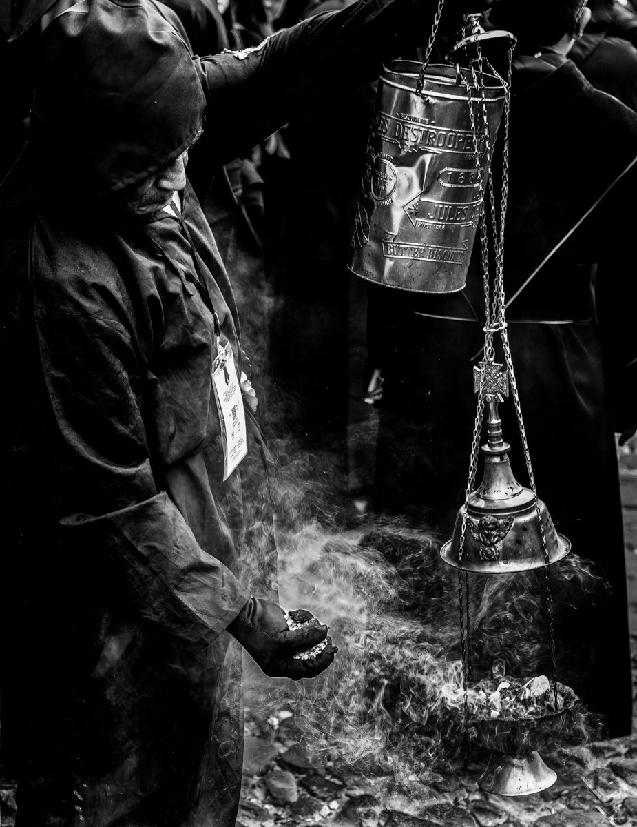 Faces of Good Friday in Antigua Guatemala