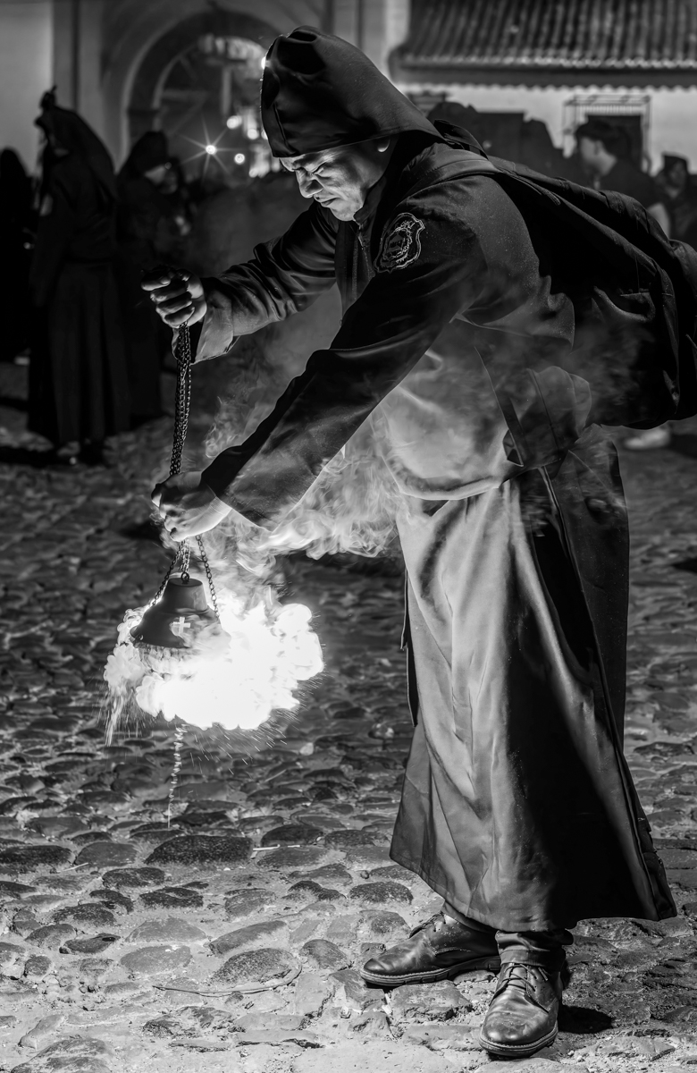 Faces of Good Friday in Antigua Guatemala