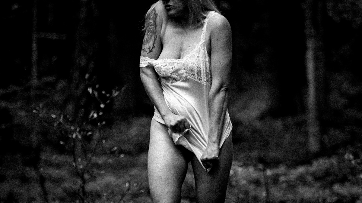 White dress woman