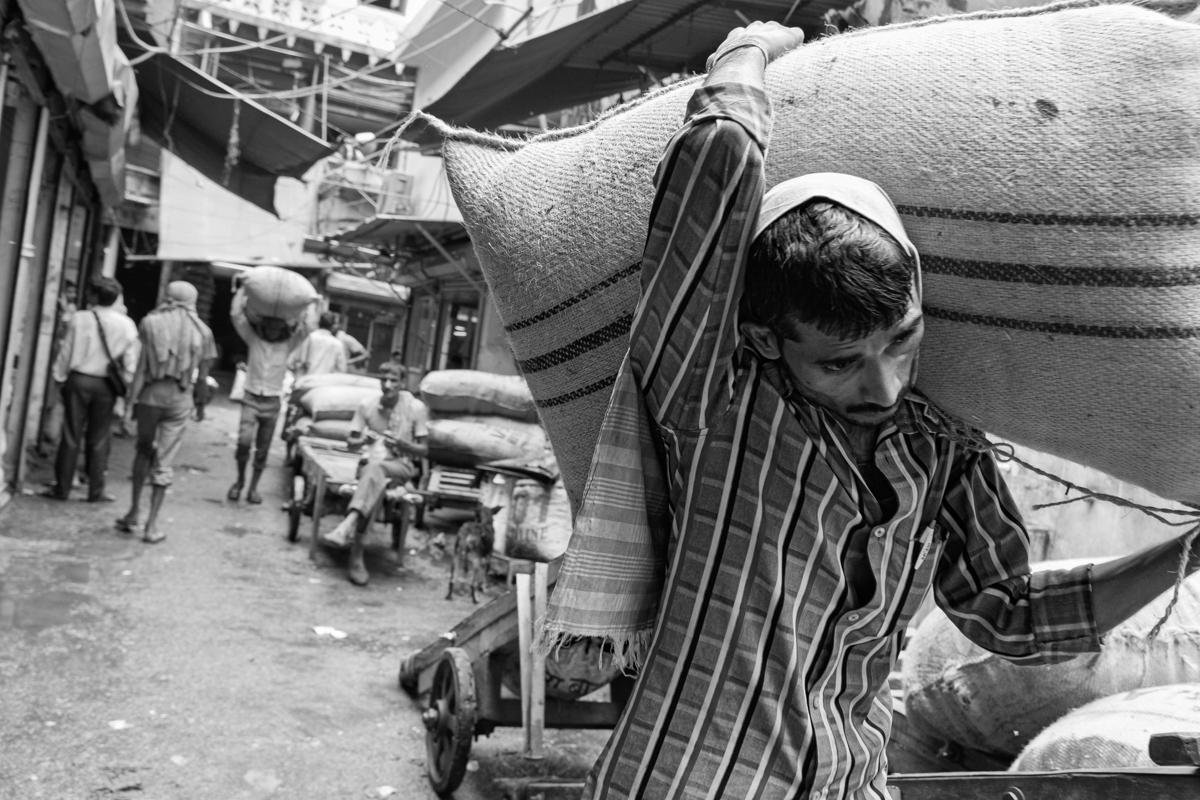 El hormiguero humano de Chandni Chowk (New Delhi Market)