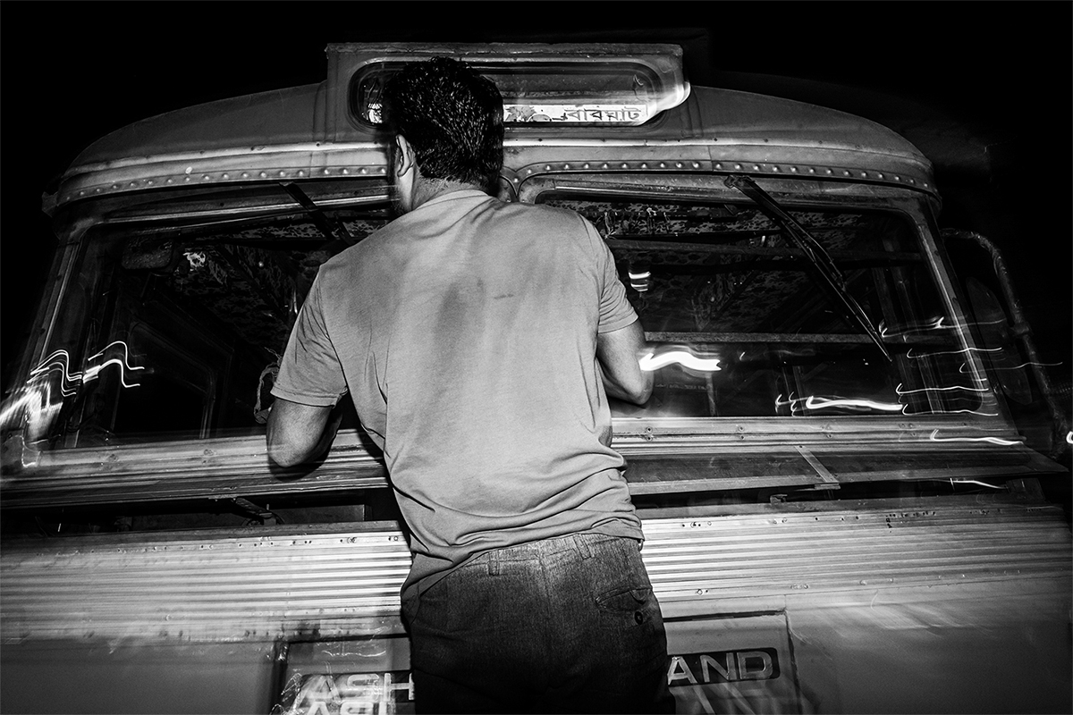 Bus Stop: A Small Stage Where Life Flows