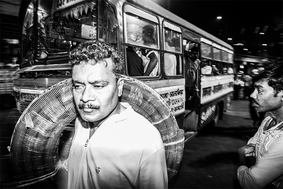 Bus Stop: A Small Stage Where Life Flows