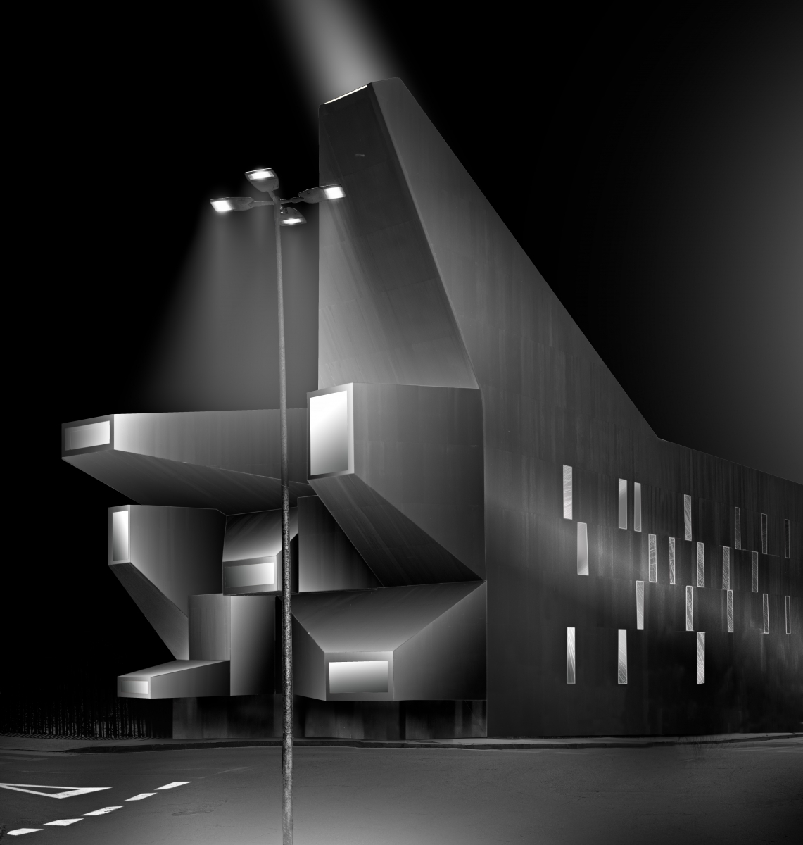 A colourless look at the architects' ideas