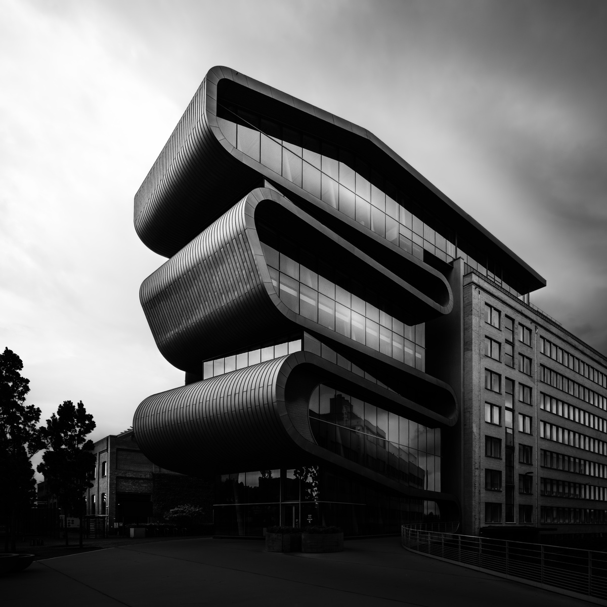 Modern office building