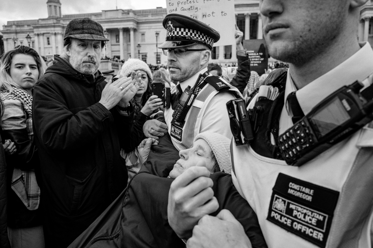 During the Arrest