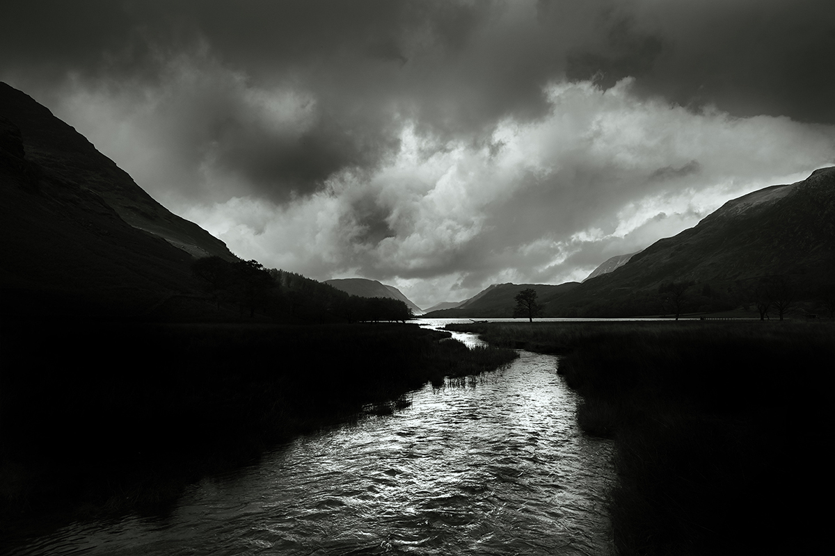 The Lake District: Forgoing the color.