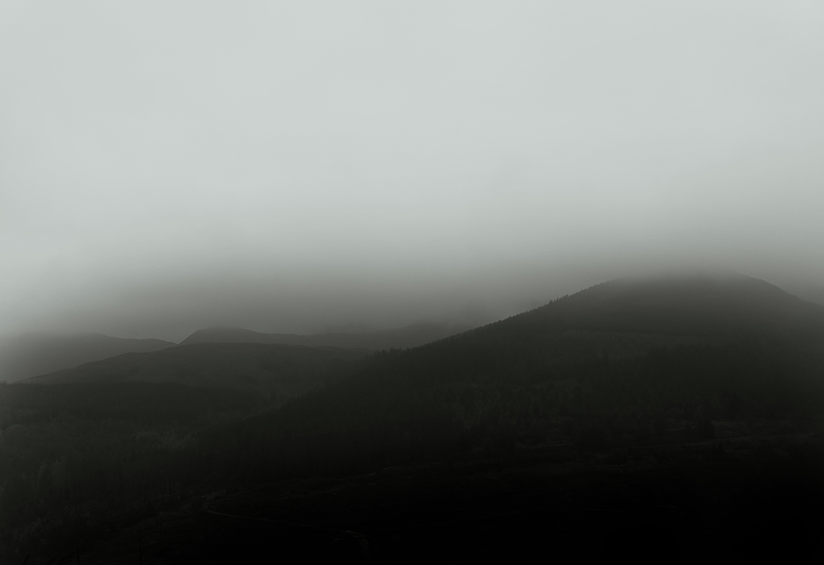 The Lake District: Forgoing the color.