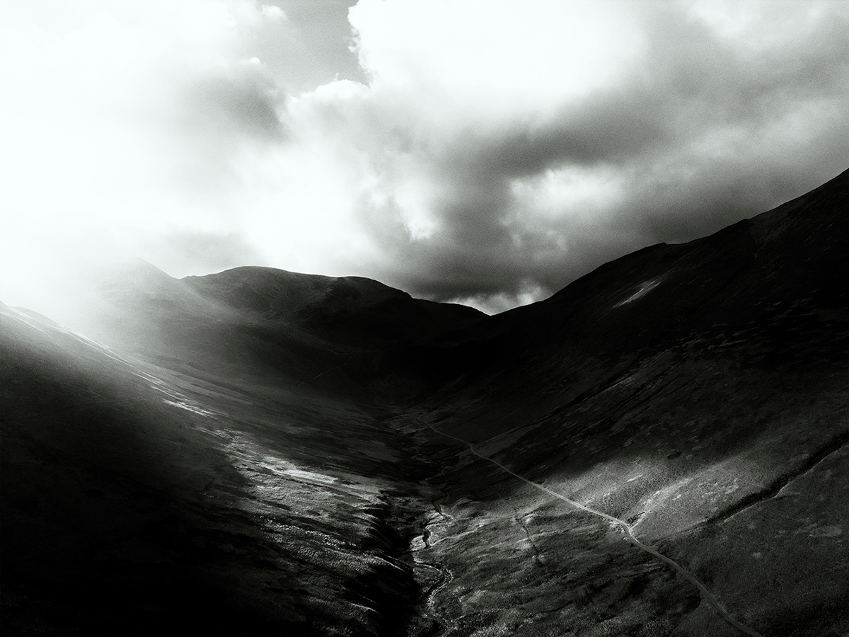 The Lake District: Forgoing the color.
