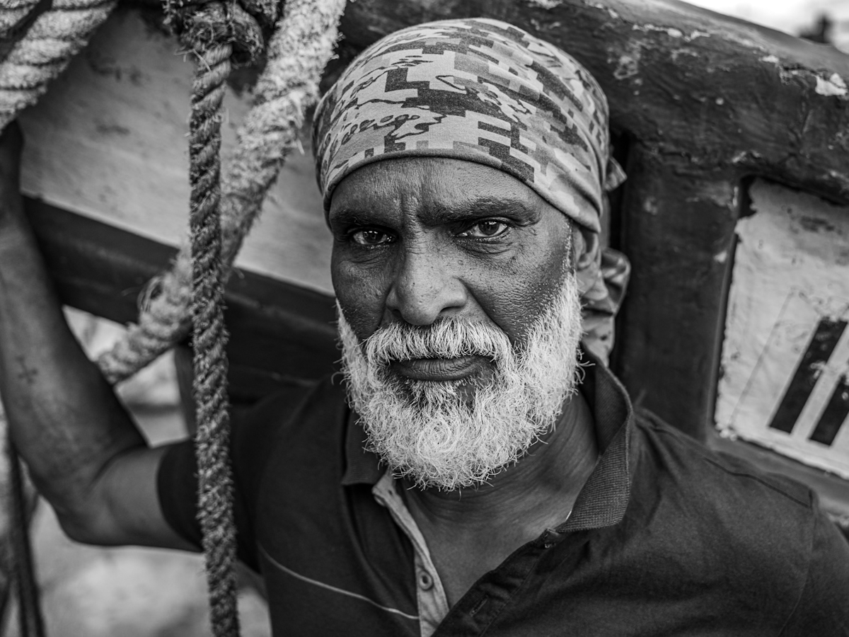  Faces from Negombo Harbor