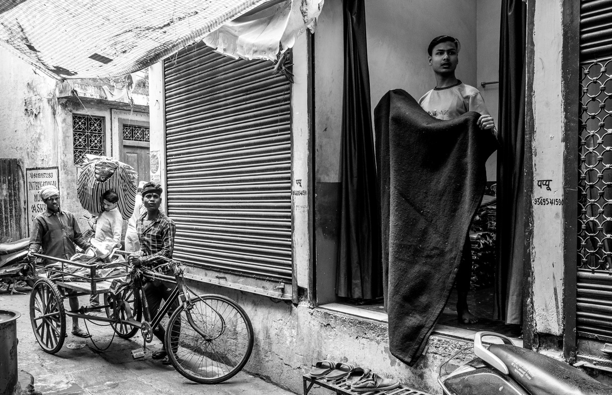 Street life in Varanasi