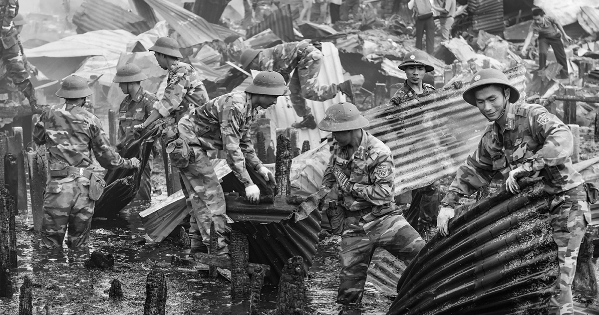 THE EFFORTS OF SOLDIERS IN PEACETIME