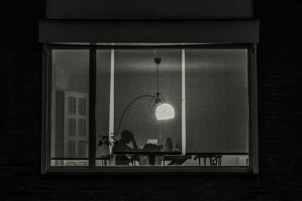 Man in the window
