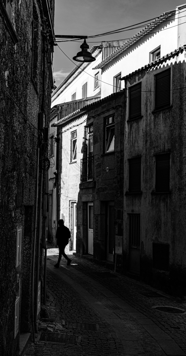 City centre in Black and White