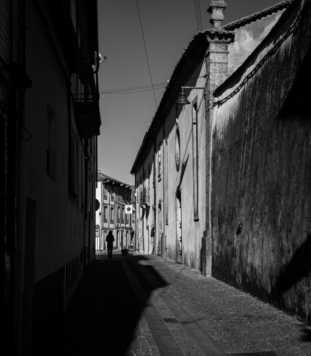City centre in Black and White