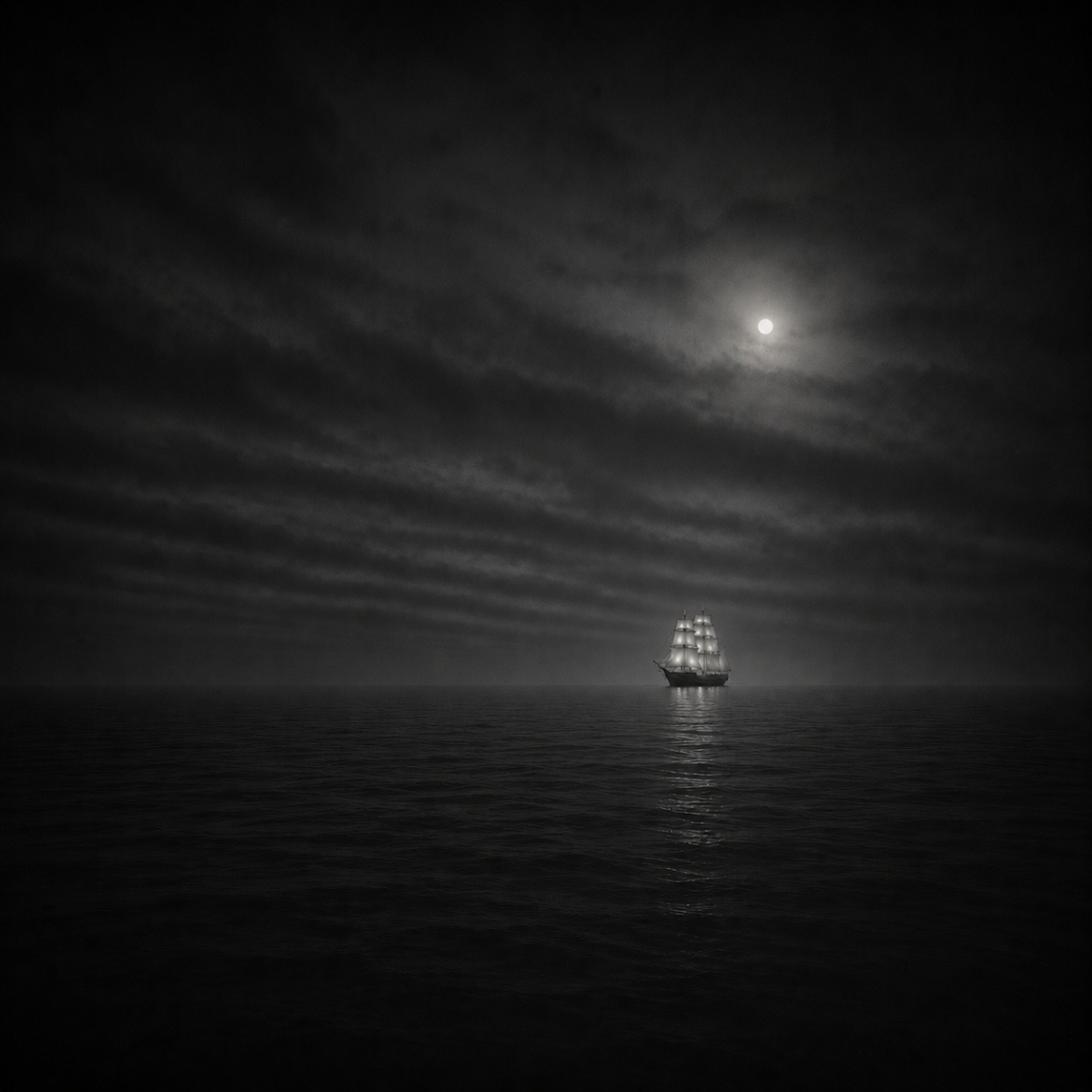 Sailing in the moonlight 