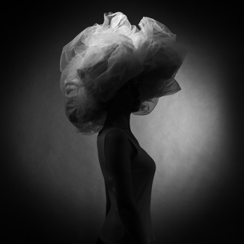 Large white hat