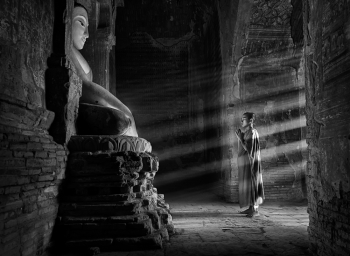 In a Temple in Bagan
