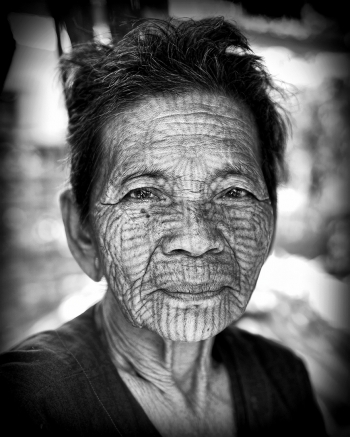 Tattooed Chin Ladies