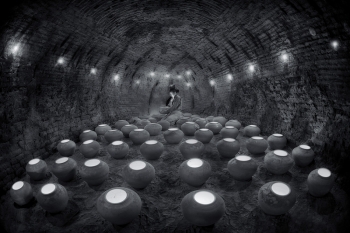 IN CAVE OF BAKING POTS