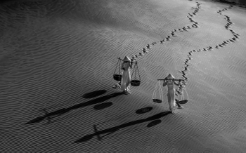 Two Girls Sand Dune 1