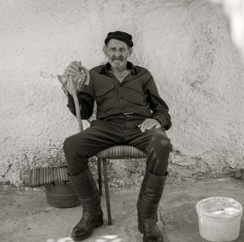 A man along the road. 