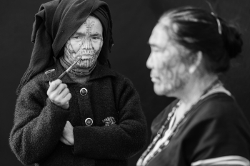 Tattooed Women of Chin
