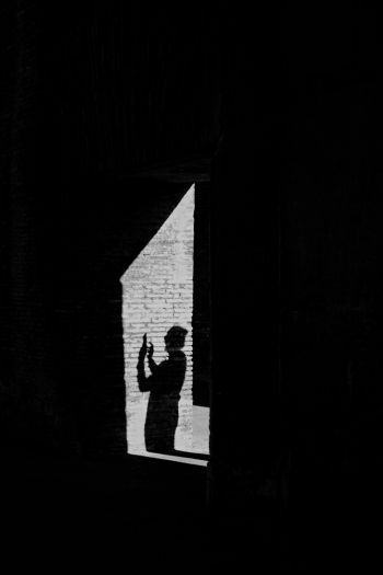 shadow in the Colosseum